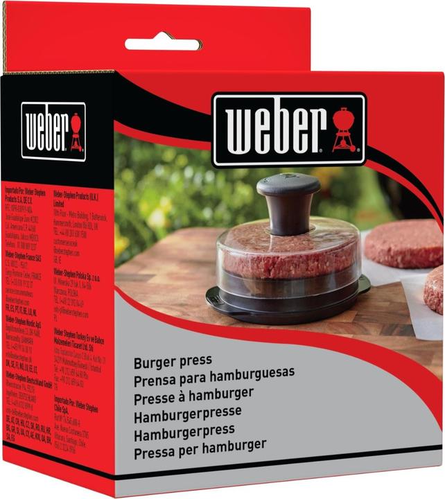Actual product image Weber burger press
