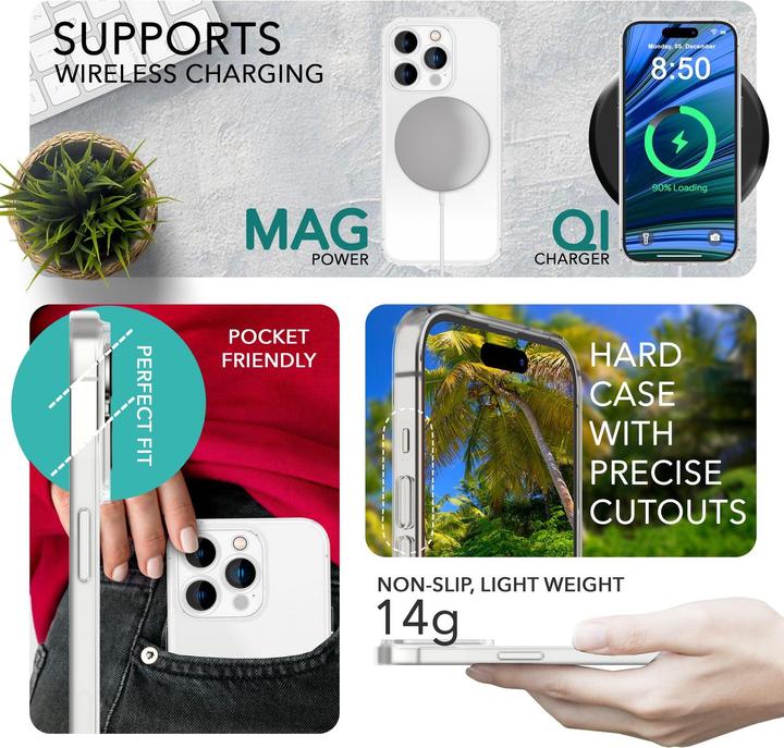 Produktbild Nalia Extrem Dünnes 0,3mm Mattes Hardcase (Apple iPhone 14 Pro)