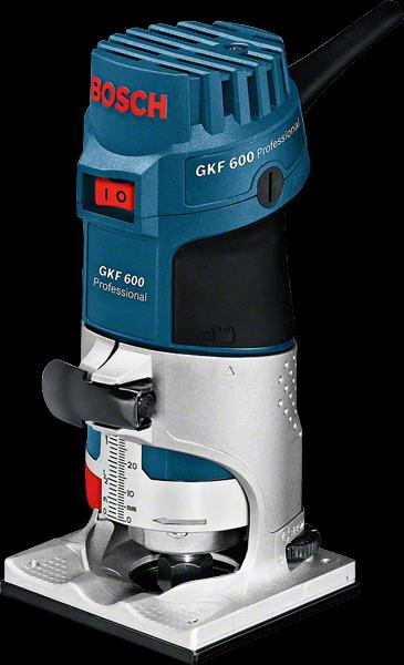 Actual product image Bosch Professional Edge router GKF 600, with carrying case