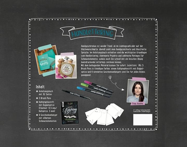 Actual product image TOPP Creative Set Handlettering