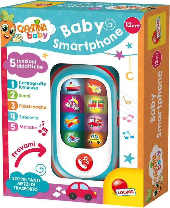 Actual product image Lisciani 95032 - - CAROTINA BABY SMARTPHONE LED (Italian)