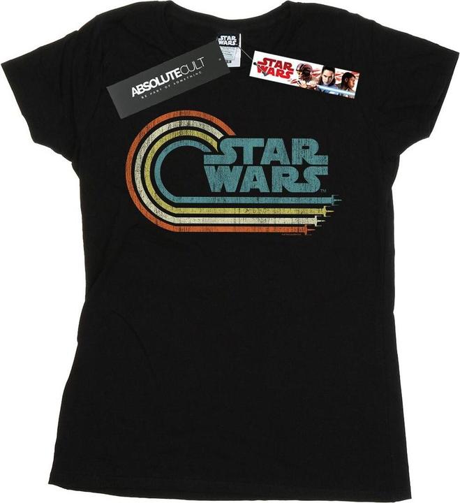 Immagine prodotto Star Wars Retro Wave Logo Maglietta Donna (XXL)