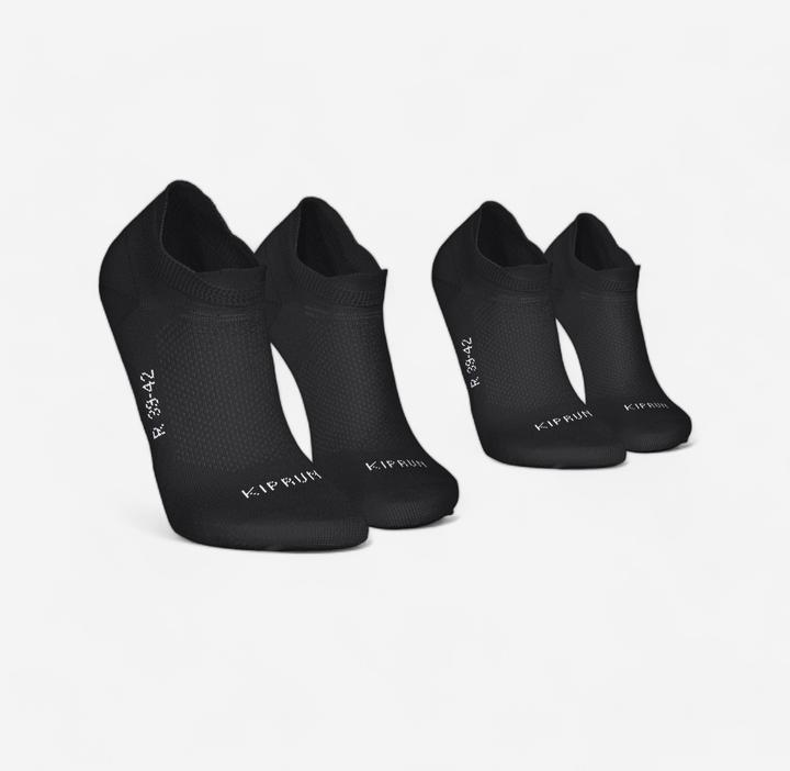 Kiprun Laufsocken dünn unsichtbar 2er-Pack - Run 500