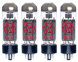 Produktbild JJ Electronic JJ Röhre EL34 quartett (4)