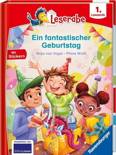 Actual product image Ravensburger Ein fantastischer Geburtstag - lesen lernen mit dem Leserabe - Erstlesebuch - Kinderbuch ab 6 (German, Maya of Bird, Phine Wolff, 2024)