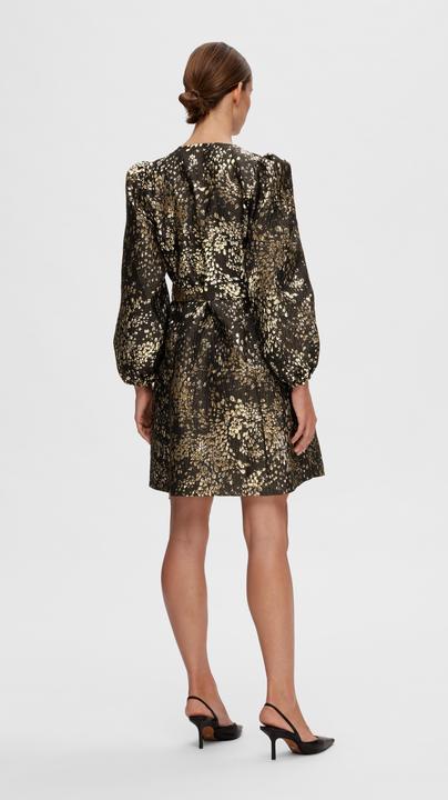 Immagine prodotto Selected Femme Mini abito in jacquard metallizzato (38)