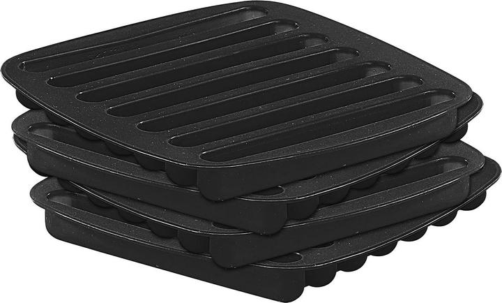Produktbild Rosenstein & Söhne 7-fach Silikonform für "Stab-Eis" 4er-Set, Ideal für Flaschen