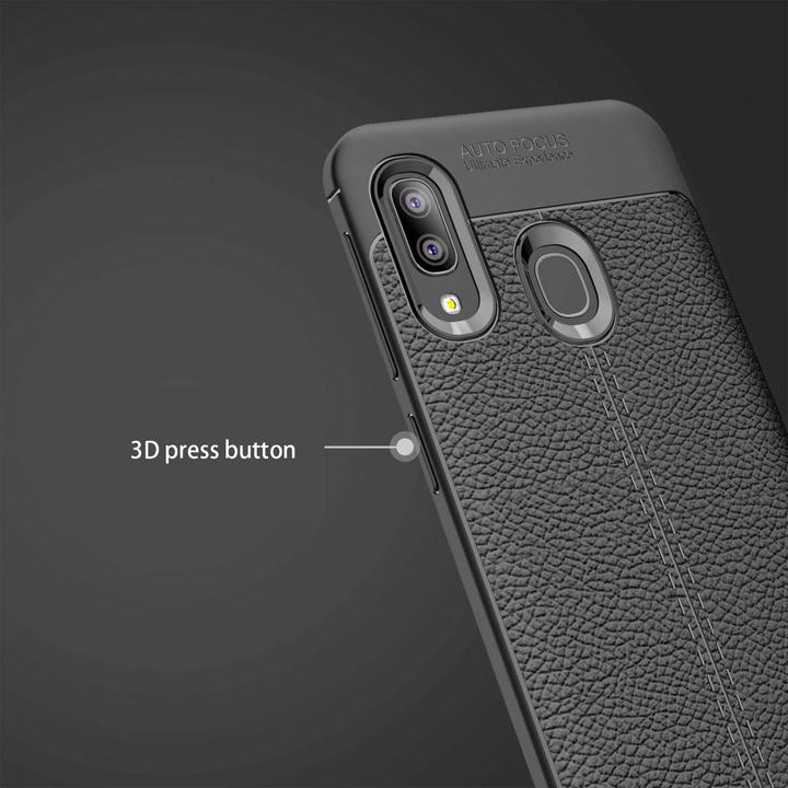 Produktbild Cadorabo TPU Cover Kunstleder Struktur (Samsung Galaxy A20e, Samsung Galaxy A10e)