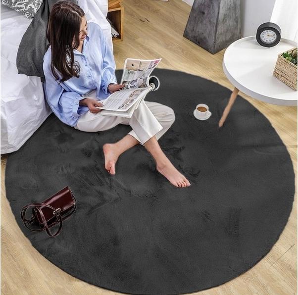 Immagine prodotto Strado Tappeto rotondo Rabbit 100x100 DeepGrey (grigio) universale (Ø 100 cm)