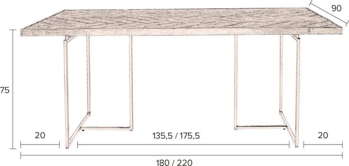 Immagine prodotto Dutchbone Classe (180 x 90 x 75 cm)