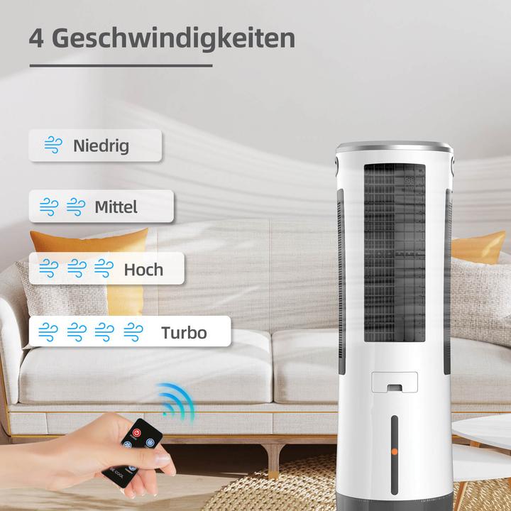 Image du produit Be Cool BC18AC2301IKF Refroidisseur d'air avec réservoir d'eau de 18L et système anti-moustiques (25 m²)