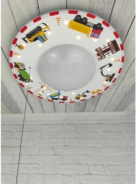Actual product image Niermann Stand By Niermann Construction Site LED Ceiling Light E27 Multicolour, Coloured Made in Germany (E27)