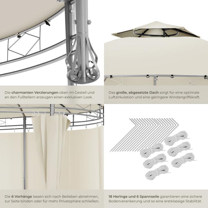 Image du produit tectake Siana (350 cm, 350 cm)