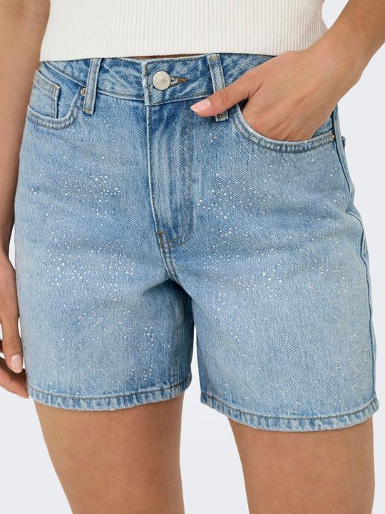 Image du produit Only ONLJOSE Hohe Taille Normal geschnitten Jeans-Shorts Jeans-Shorts (M)