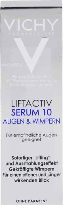 Image du produit Vichy Sérum liftant 10 Yeux & Cils (Sérum, 15 ml, Jour + nuit)