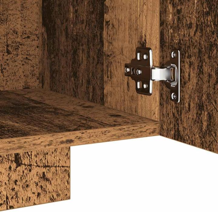 Produktbild VidaXL TV-Schrank mit LED-Leuchten Altholz-Optik 160x35x40 cm TV-Möbel (160 x 35 x 40 cm)