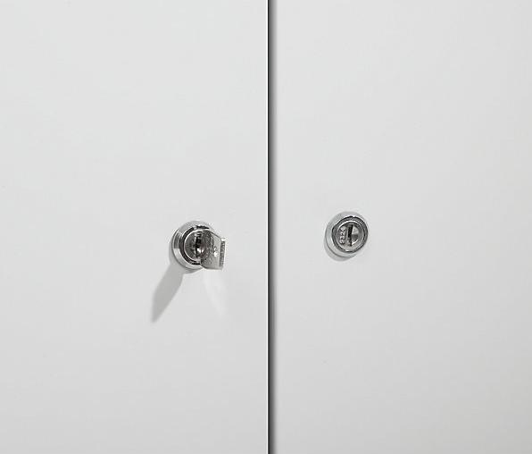 Produktbild eurokraft basic PC-Pult, fahrbar (118 cm, 118.40 cm)