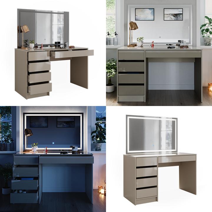 Actual product image Vicco Sherry with lighting (120 x 75 x 55 cm)