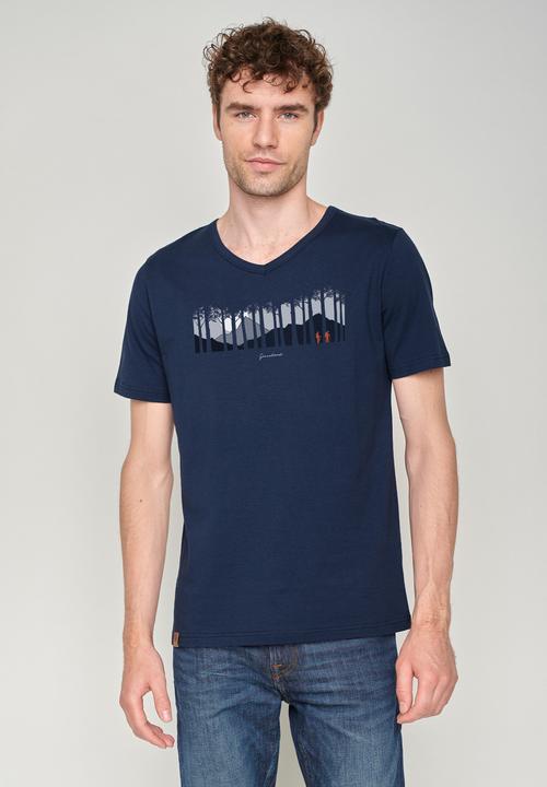 Produktbild Greenbomb Nature Forest Couple Peak T-Shirt (L)
