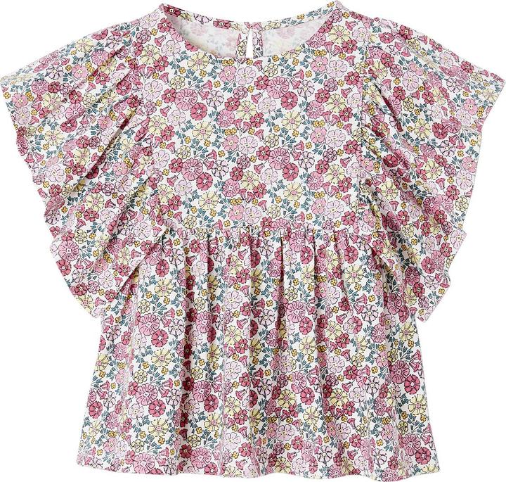 Vertbaudet Mädchen Blusenshirt mit Recycling-Polyester (158)