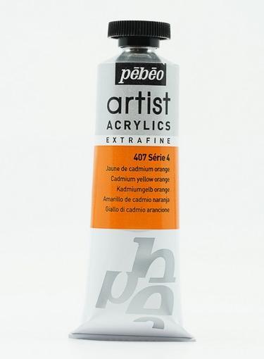Produktbild Pebeo Artist Acrylics Extrafein Acrylfarben (Kadmiumgeld Goldorange, 37 ml)