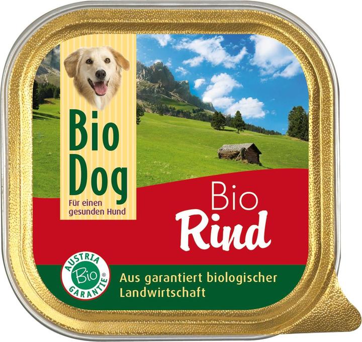 Produktbild BioDog Nassfutter Rind, 9 x 300g (Adult, 1 Stk., 2980 g)