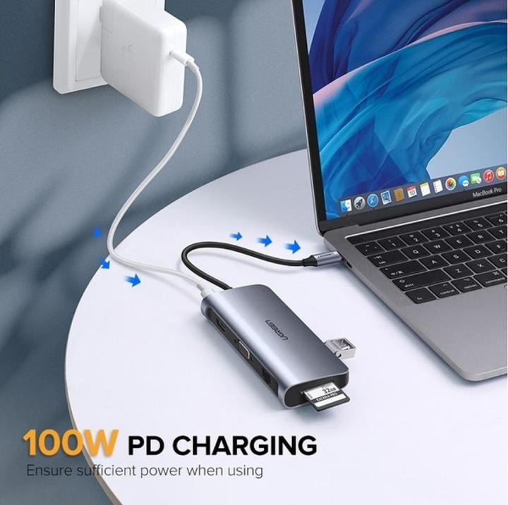 Produktbild Ugreen 9 in 1 Hub (USB-C, 9 Ports)