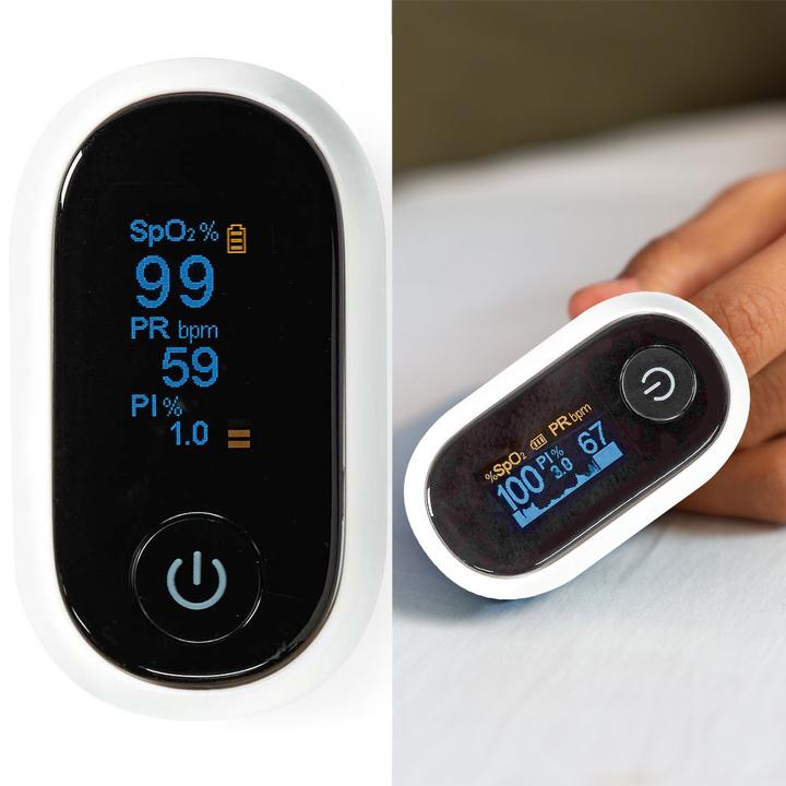 Produktbild Nedis SmartLife Pulsoximeter | Bluetooth | OLED-Anzeige | Akustischer Alarm / Anti-Bewegungsstörunge