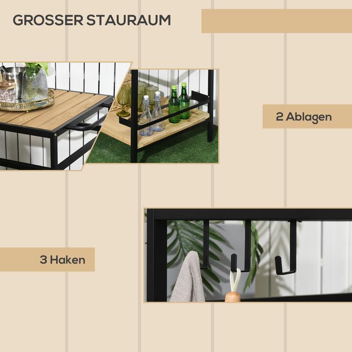 Produktbild Outsunny Servierwagen