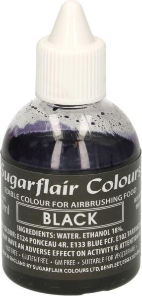 Immagine prodotto Sugarflair Vernice per aerografo - Nero (60 ml)