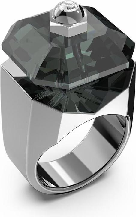 Produktbild Swarovski Numina Cocktailring Oktagon Schliff Schwarz (64)