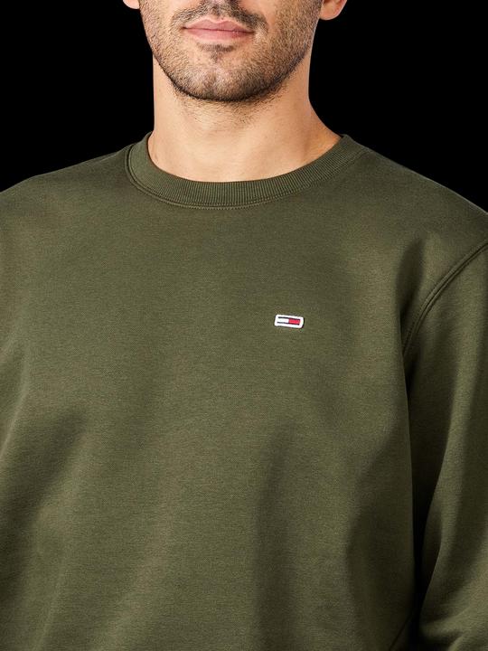 Immagine prodotto Tommy Hilfiger Tommy Jeans Pullover in pile a girocollo oliva scuro (XXL)