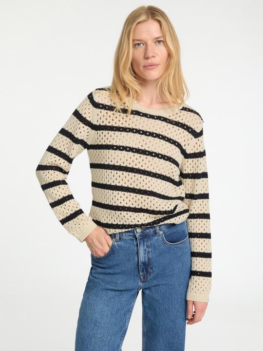 Produktbild Selected Femme Gestreifter Strickpullover (S)