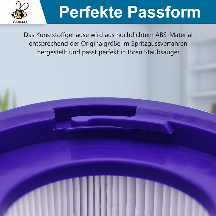 Image du produit Europart Filtre d'évacuation d'air comme dyson 967478-01 Filtre à lamelles bleu rond pour aspirateur à main