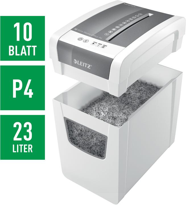 Produktbild Leitz IQ Home Office Slim P-4 (Partikelschnitt)