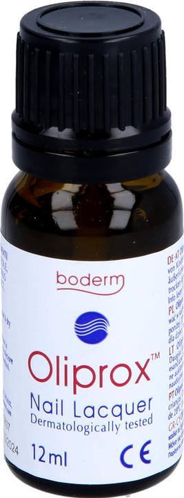 Immagine prodotto Boderm Smalto Oliprox per proteggere le unghie dai funghi, soluzione da 12 ml (12 ml)
