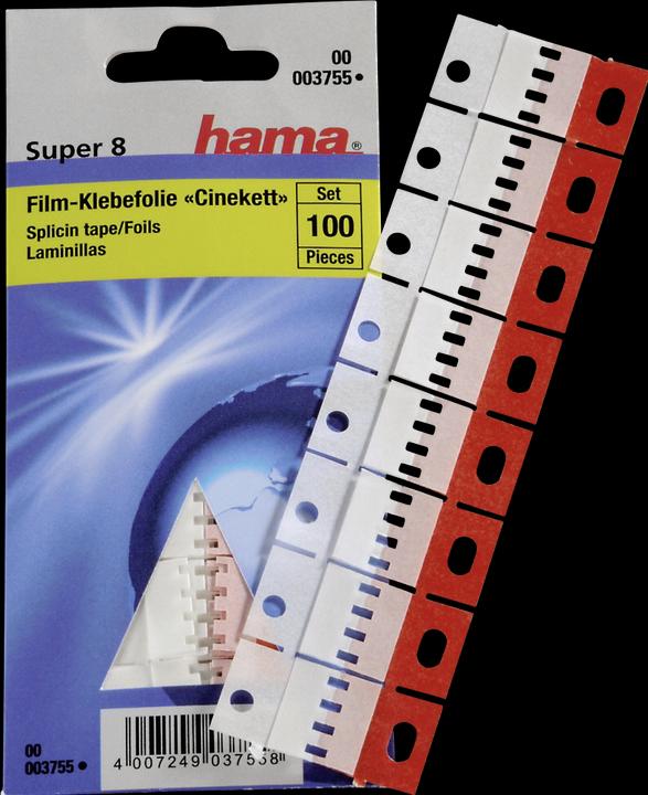Produktbild Hama Klebefolie Cinekett S 8 100 Stk.