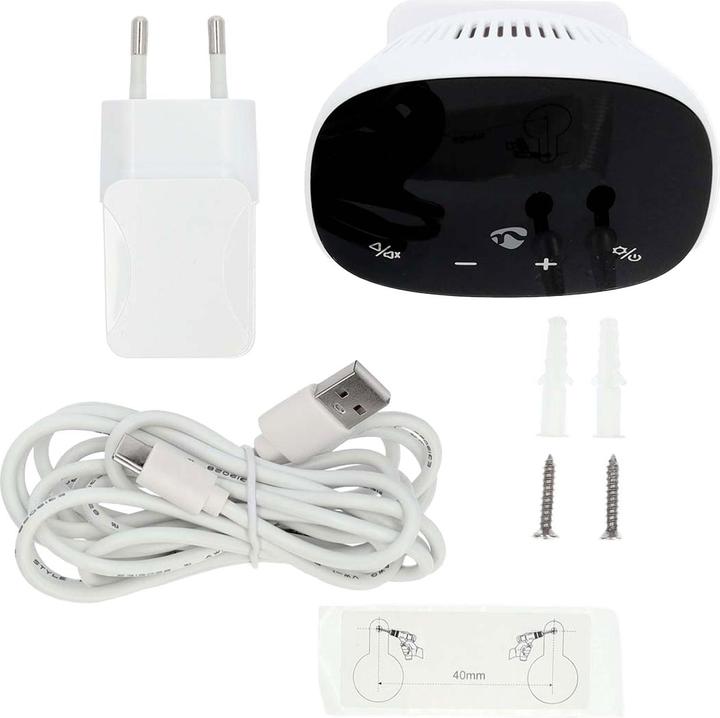 Actual product image Nedis SmartLife Luftqualitätsmonitor Wi-Fi | inkl. Display | Kohlendioxid (CO2) / Luftfeuchtigkeit /