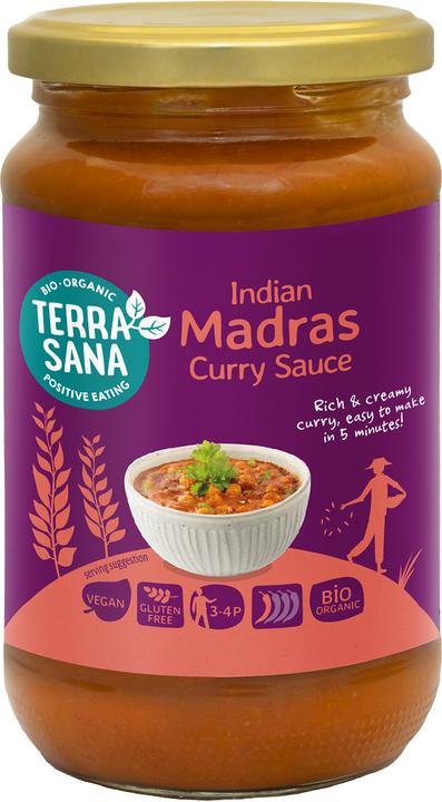 Produktbild Terra Sana Indische Madras Currysauce (350 g)