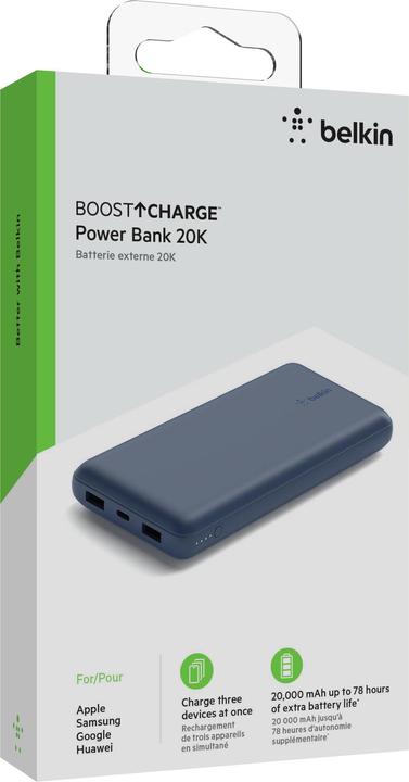 Actual product image Belkin BoostCharge (20000 mAh, 15 W, 74 Wh)