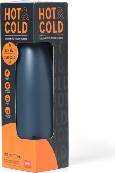 Image du produit Legami Thermoflasche 500 Ml - Hot&Cold "Black" (0.50 l)