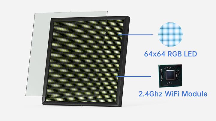 Image du produit Divoom Pixoo 64 (10.30", 64 x 64 pixels)