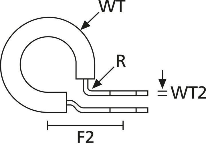 Image du produit HellermannTyton P-CLIP 11,1MM