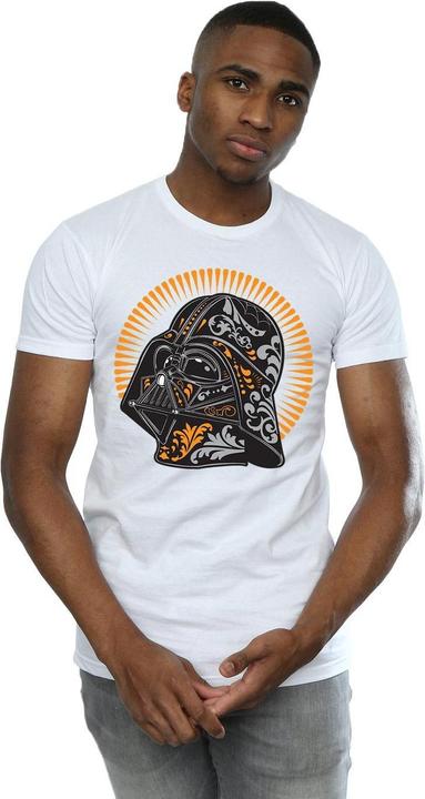Actual product image Star Wars Mens Darth Vader Dia De Los Muertos T-Shirt (S)