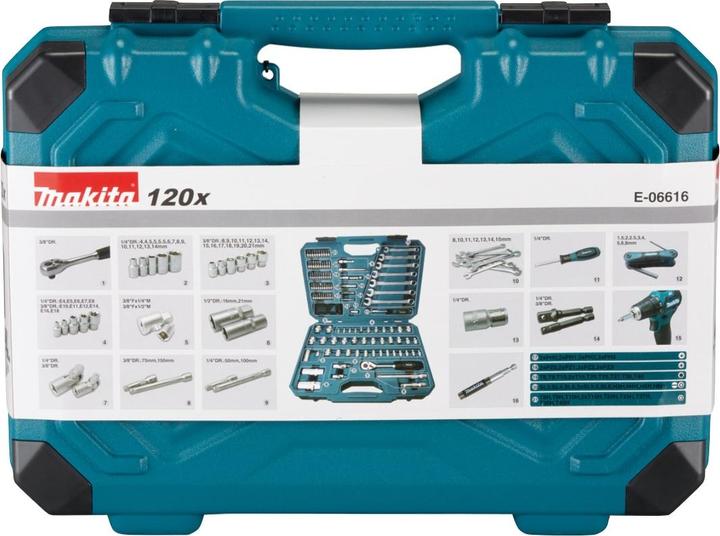 Produktbild Makita Werkzeug-Set (120 Teile)