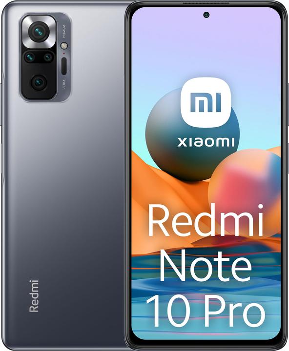 Image du produit Xiaomi Redmi Note 10 Pro (128 Go, Onyx Gray, 6.67", Double SIM, 108 Mpx, 4G)