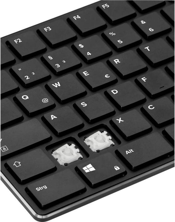 Actual product image Speedlink Keyboard RIVA Slim Metal Scissor, black retail (DE, Cable)