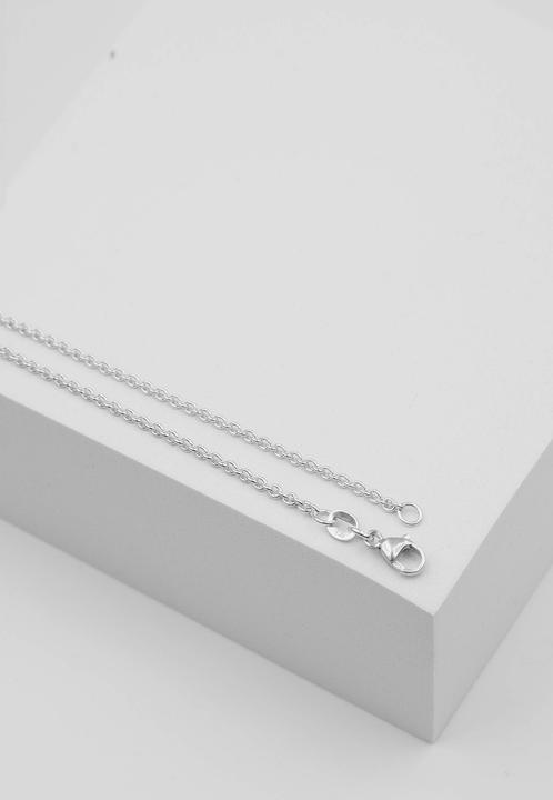 Actual product image Muau Round anchor (750/18K white gold, 50 cm)