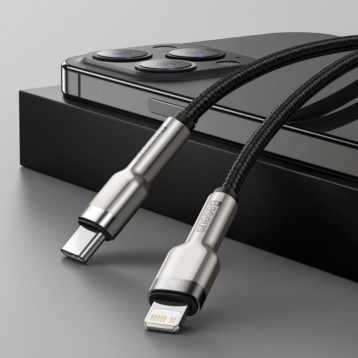 Produktbild Baseus USB C – Lightning (0.25 m, USB 3.2 Gen 1)