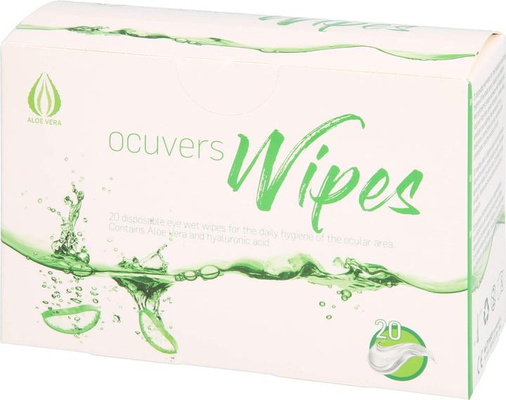 Image du produit Innomedis Lingettes nettoyantes Ocuvers Btl 20 pc (Sticks de soin, 683.10 ml)